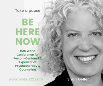 15th PCE World Conference Shari Geller